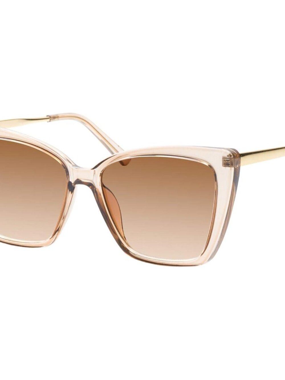 Luxurious Oversized Cat Eye Sunglasses with UV400 Protection for Stylish Women